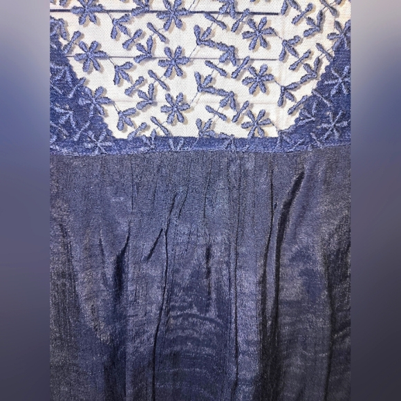 Style & Co Women's XL 3/4 Sleeve Embroidered Lace Top - Picture 14 of 16